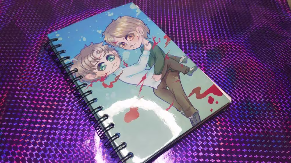 Hannigram Season 3 After The Fall Inspired Handmade Hardcover Laminated Notebook