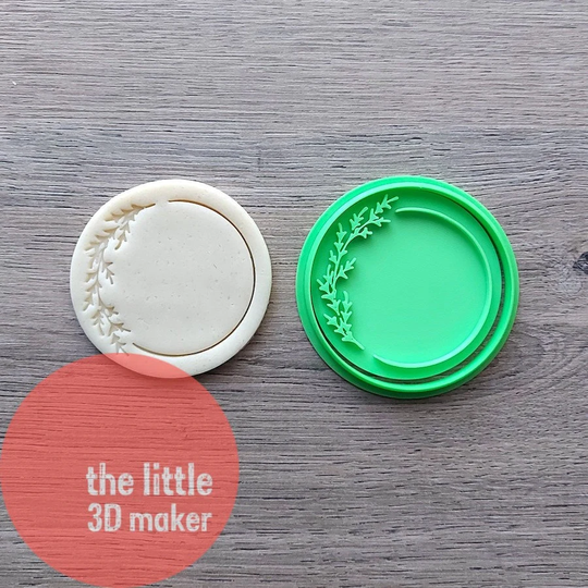 Branches Leaf Leaves 1 Cookie Cutter Stamp Fondant Embosser 3D Printed