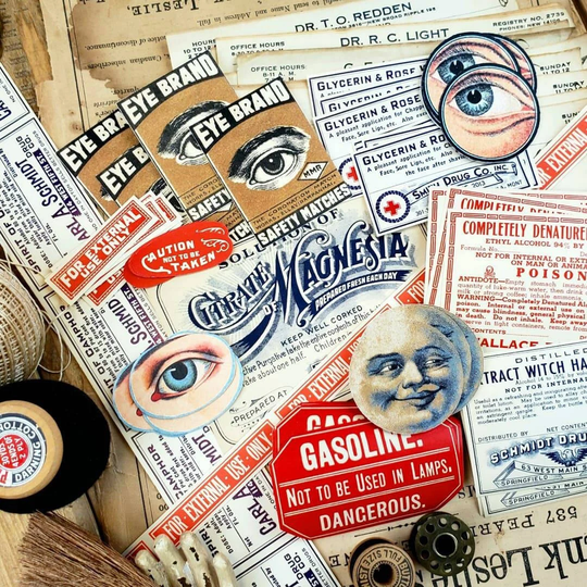 Vintage Eyes & Ephemera | 15 Pieces