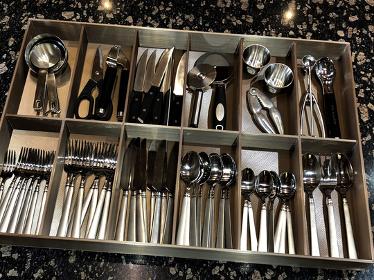 Custom Silverware Drawer & Utensils Organizer, Cutlery Drawer Made To Order, 100% We Built Your Specifications