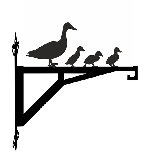 Duck & Ducklings Modern Contemporary Hanging Bracket