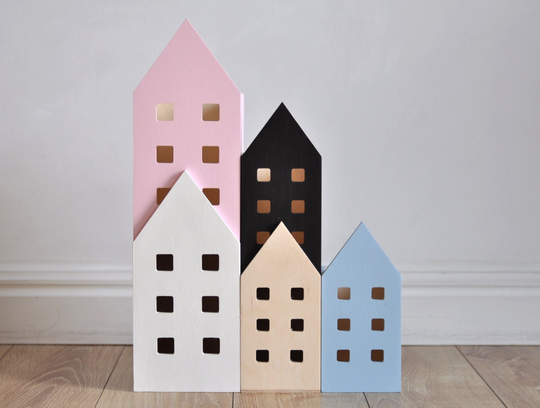 The Box Large Or Small, House, Pencil , Holder, Kids Room Decor, Desk Organizer, Office Accessories, Lantern, Miniature