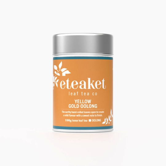 Yellow Gold Oolong Loose Leaf Tea With Keep Tin