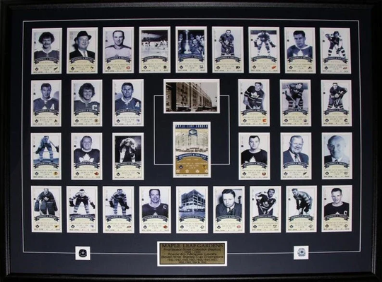 Toronto Maple Leaf Gardens Last Season Ticket Set Nhl Hockey Collector Framed
