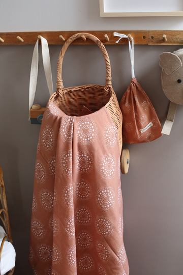 Naturel Sun Organic Cotton Muslin - Blanket Swaddle -Baby Shower Gift -New Parent Baby