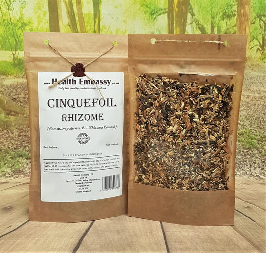 Cinquefoil Rhizome/Comarum Palustre L Herbal Tea Health Embassy