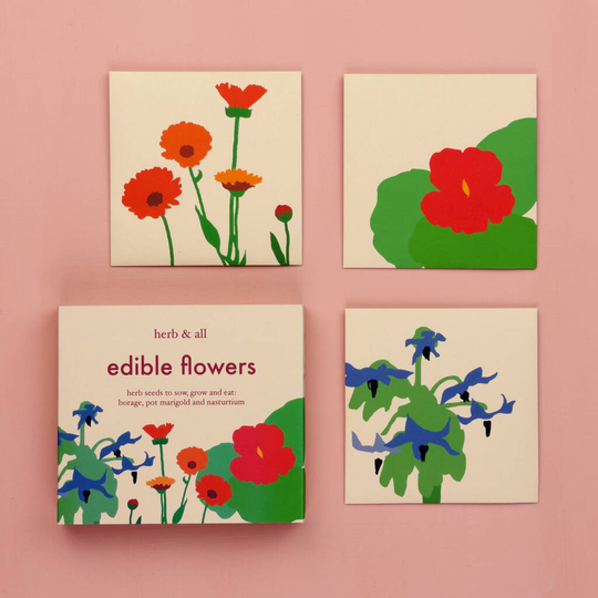 Grow Your Own Edible Flowers Seed Kit