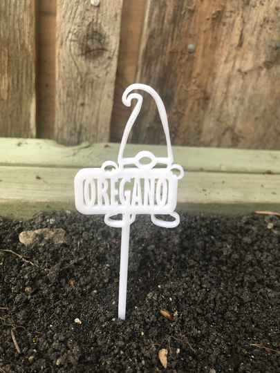 Customizable Gnome Plant Labels, 3D Printed Herb Signs, Cute Garden Accessories, Small Unique Markers, Sneaky