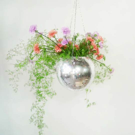 Dado Disco Ball Plant Hanger With Retro Packaging