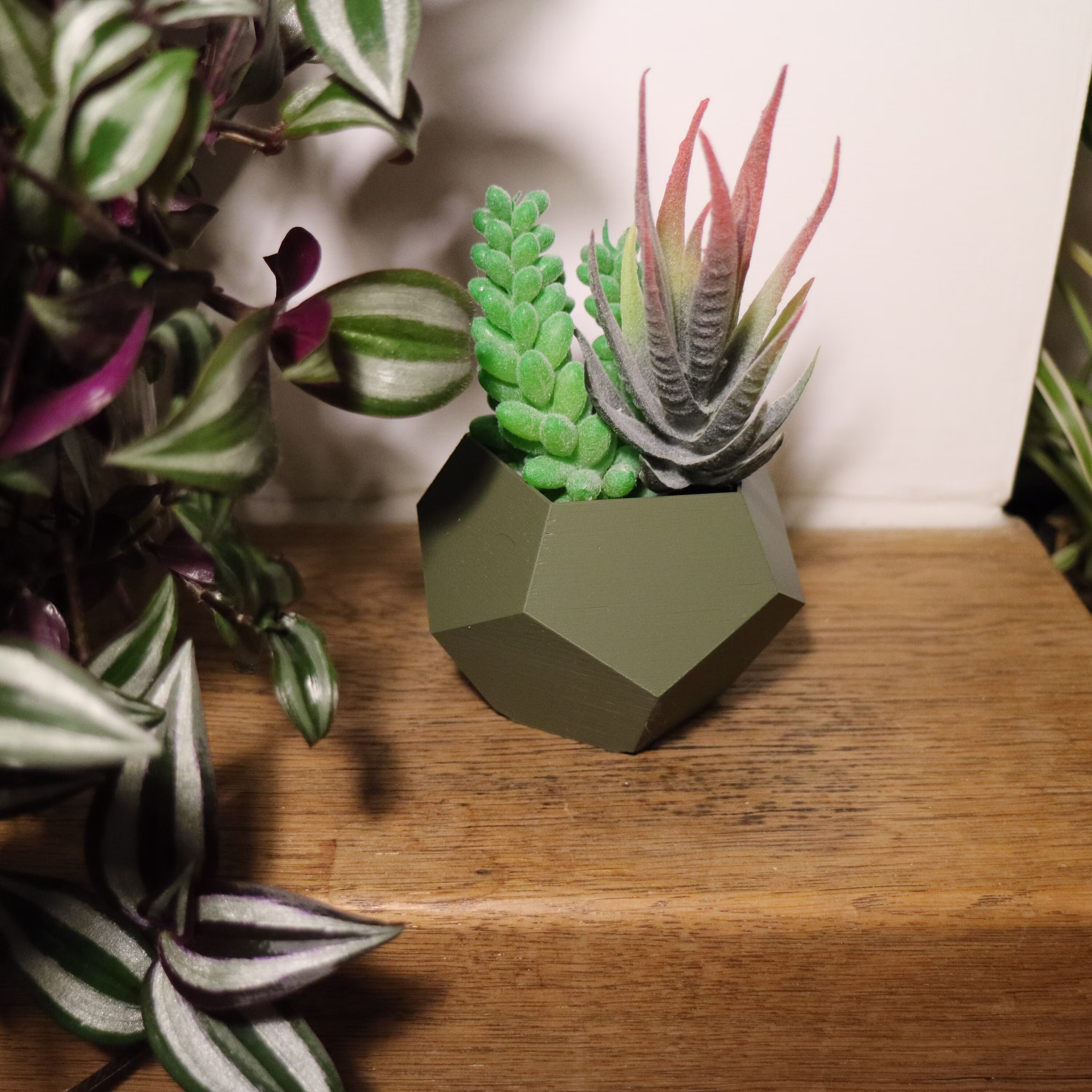 Geometric Plant Pot/Planter - Pentagon Eco-Friendly, Sustainable, Biodegradable Plastic Gift Present 3D Printed 7 Colours