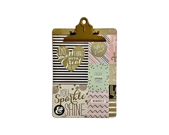 Jewelry Organizer | Girls Jewelry Holder, Wood Clipboard, Necklace Hanger, Jewelry, Simple Stand, Decoupage Art, Ships Now