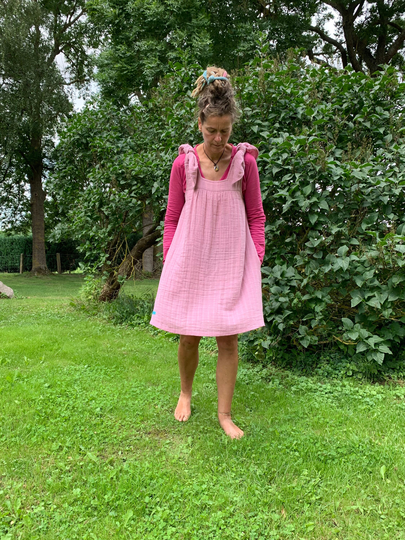 Froeken Frida Musseline Dress, Organic