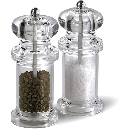 Fvbjd - Salt and Pepper Grinder - Mills Includes Precision Mechanisms and Premium Sea Salt and Peppercorns set color box