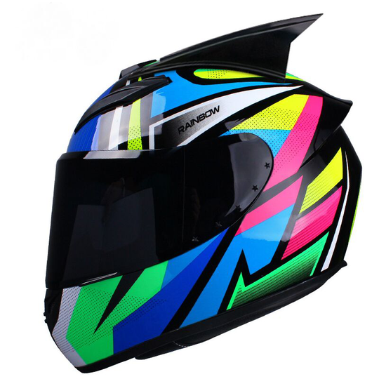 Thsinde Motorcycle Helmet Full Face Rapid Street Helmet Unisex Adult Cool Rider Gear Four Seasons New Street Touring Motorbike Helmet