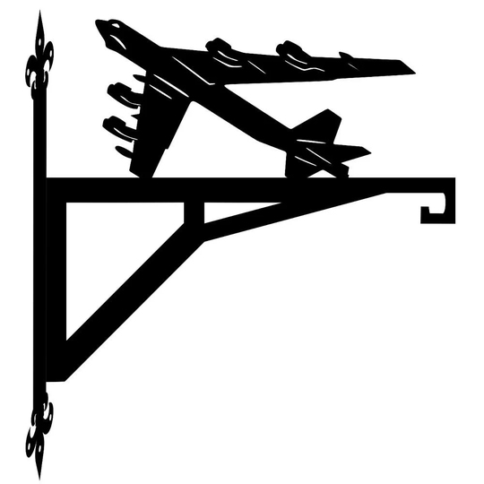 B52 Bomber Modern Contemporary Hanging Bracket