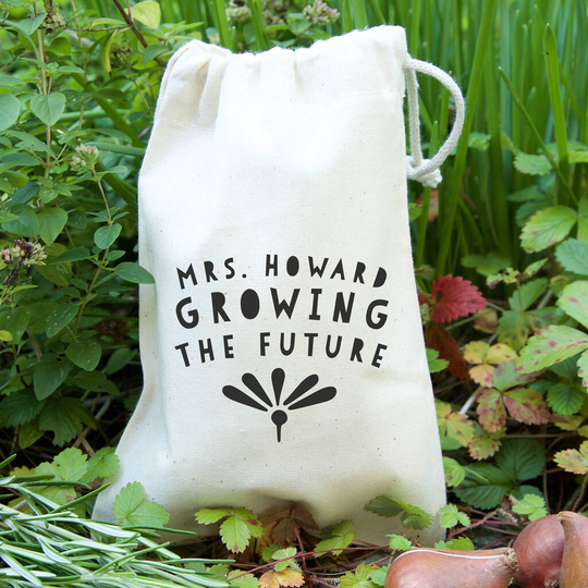 'Growing The Future' Teacher Gift Bag With Seeds
