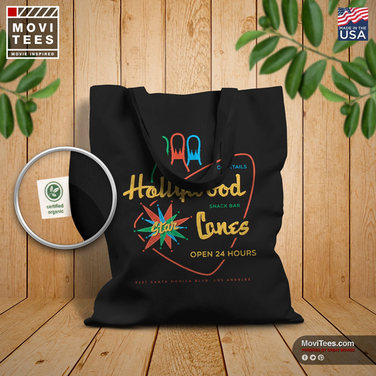 Hollywood Star Lanes Tote Bag | Organic