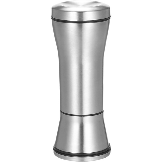 Lifcausal - Irishom Salt and Pepper Grinder Refillable Coarseness Adjustable 304 Stainless Steel Salt and Pepper Mill Shakers With Lid Seasoning Jar