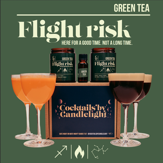 Sagittarius Green Tea Candle And Cocktail Making Kit