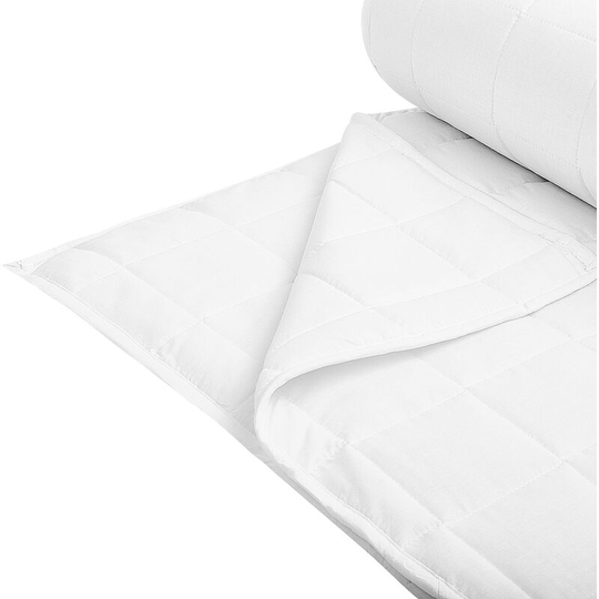 Polyester Duvet White All-season Buttoned King Size 220 x 240 cm Jannu - White