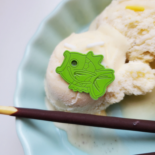 Green Tea Taiyaki Soft Enamel Pin