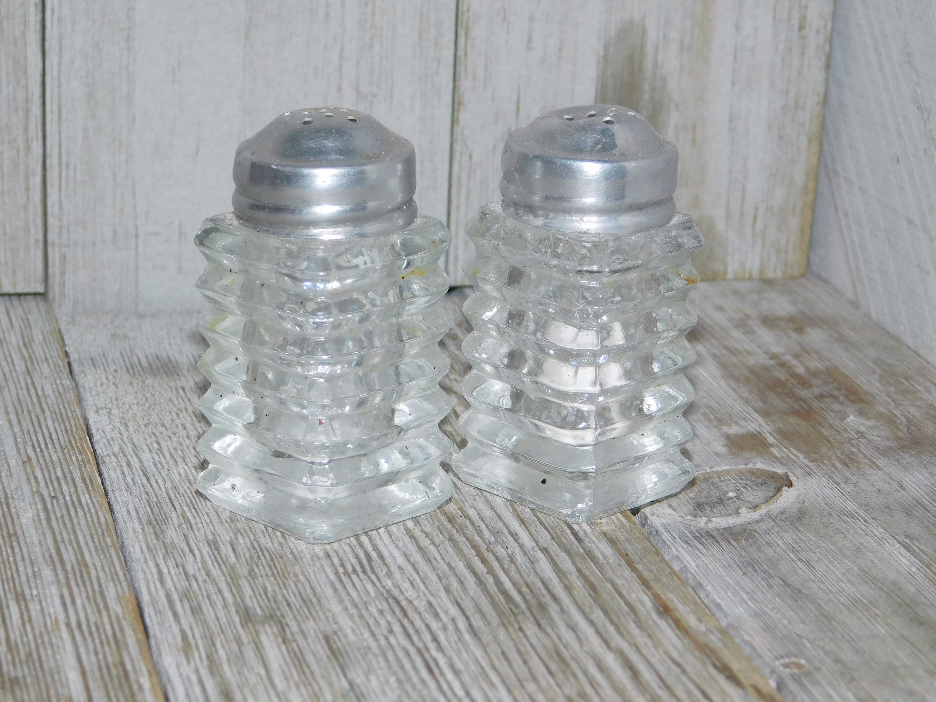 Vintage Salt An Pepper Shakers, Small & Table Décor, Wedding Table, Gift, Prop, Camping, Daysgonebytreasures