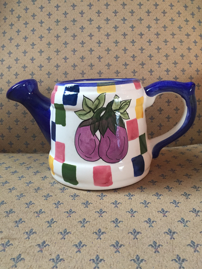 A Wonderful Vintage Porcelain Royal Norfolk Stamped Watering Pot, Made in England