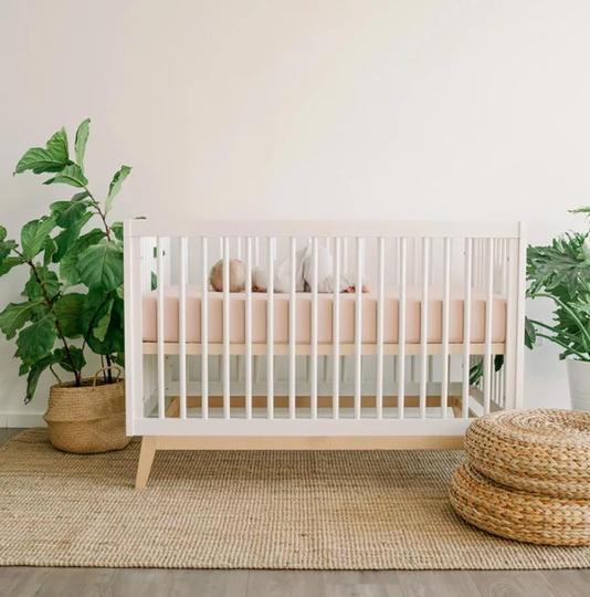 Rose Organic Bamboo Crib Sheet