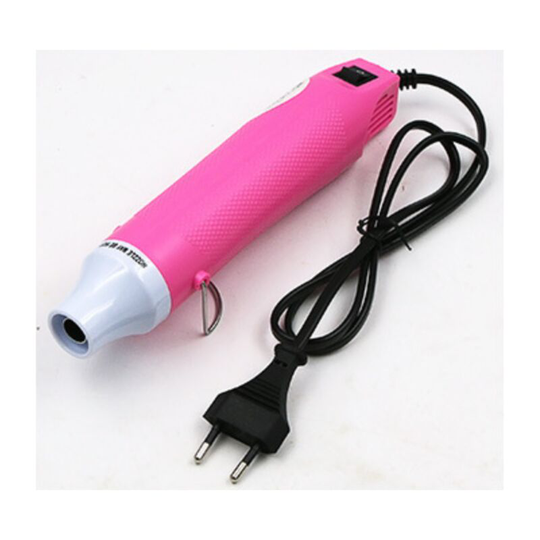 Perle Raregb - Mini hot air pistol 220V hot-pink air gun, hot air gun, soft ceramic, diy brimming rubber buffer powder / emergency powder /