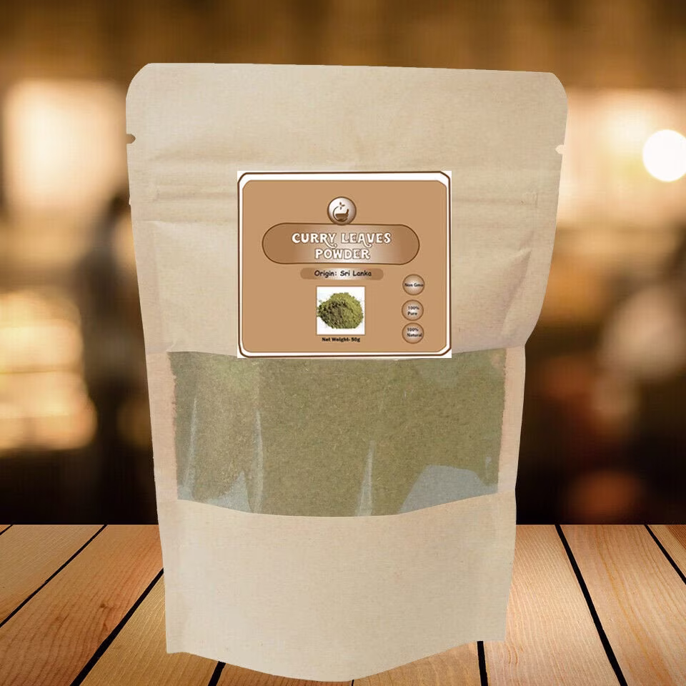 100% Organic Ceylon Sun Dried Curry Leaves & Powder Best Quality From Sri Lanka