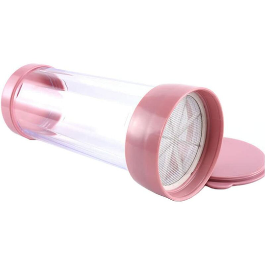 2PCS Powdered Sugar Flour Sifter, Cup Shape Design Flour Sieve, Fine Mesh Lid Sifter, Ideal for Sugar Salt Sugar Flour Chocolate Cappuccino Cocoa,