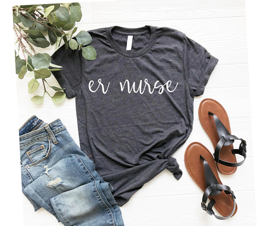 Nursing Student, Student Gift, Er Nurse Rn Shirts, Er Shirt, Nurse, Registered Grad Gift Ok