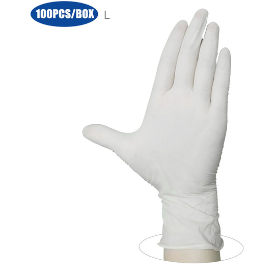 100PCS/Box Disposable pvc Gloves Powder Free Gloves, Size l