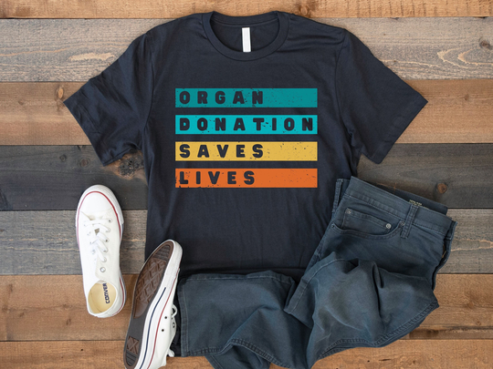 Organ Donation Saves Lives Shirt, Transplant Awareness T-Shirt, Donor Gift, Anniversary Gift Shirt
