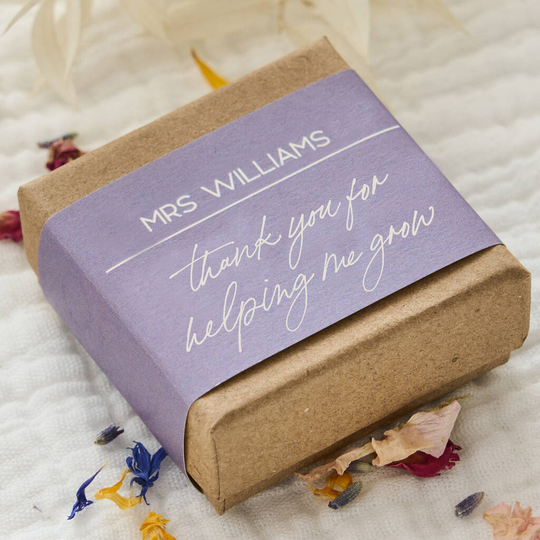 Personalised Thank You Teacher Seed Ball Gift
