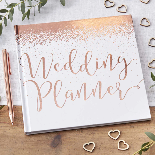 Rose Gold Wedding Planner, Book Organizer, Organizer