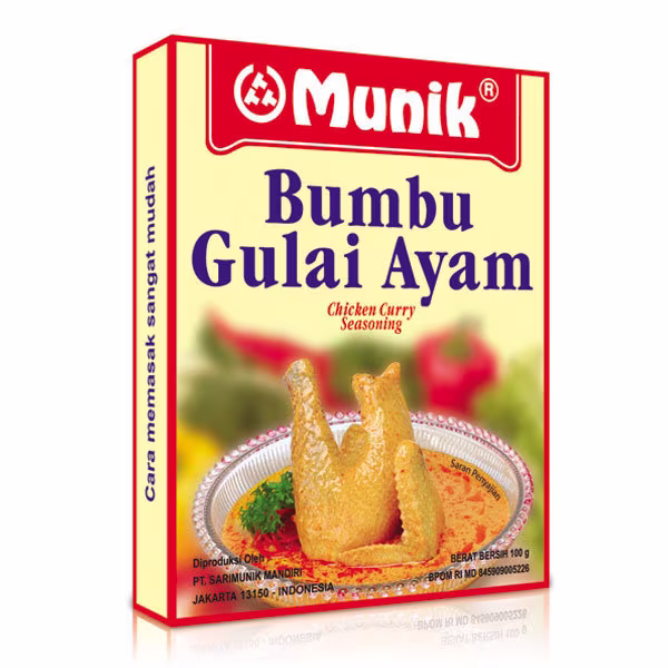 Munik Bumbu Gulai Ayam | Chicken Curry Soup Seasoning 100Gr