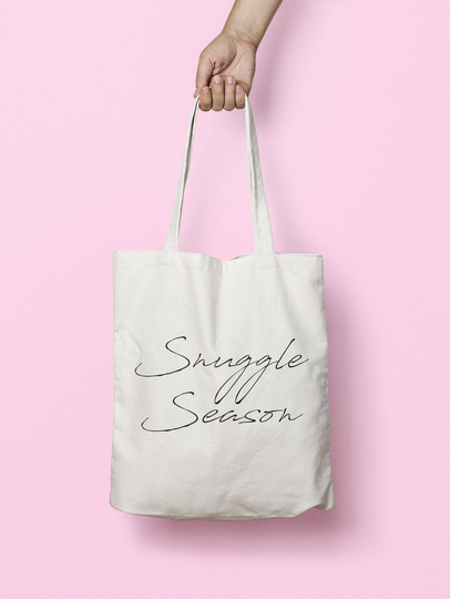 Snuggle Season Tote Bag Long Handles Tb1775
