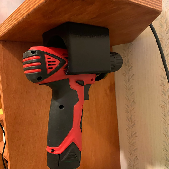 Cordless Drill Holder | Impact Under Table Hanger Workshop Organizing - Multiple Sizes