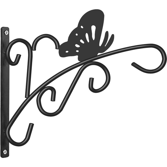 Hanging Plants Bracket Planter Hooks Hangers, Butterfly Hook (11*9.8in)