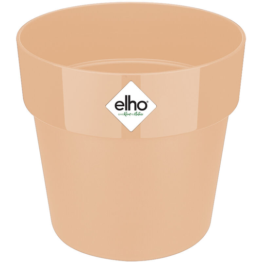 Plant Pot Flower Pot Recycled Recyclable Plastic Mint Peach Mulberry Round Frost-Resistant Size Choice Colour Choice nude/1,3 Liter (de)