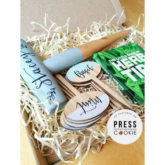 Personalised Gardening Gift Box - Personalised Dibber Cute Plant Labels For Lovers Custom Presents
