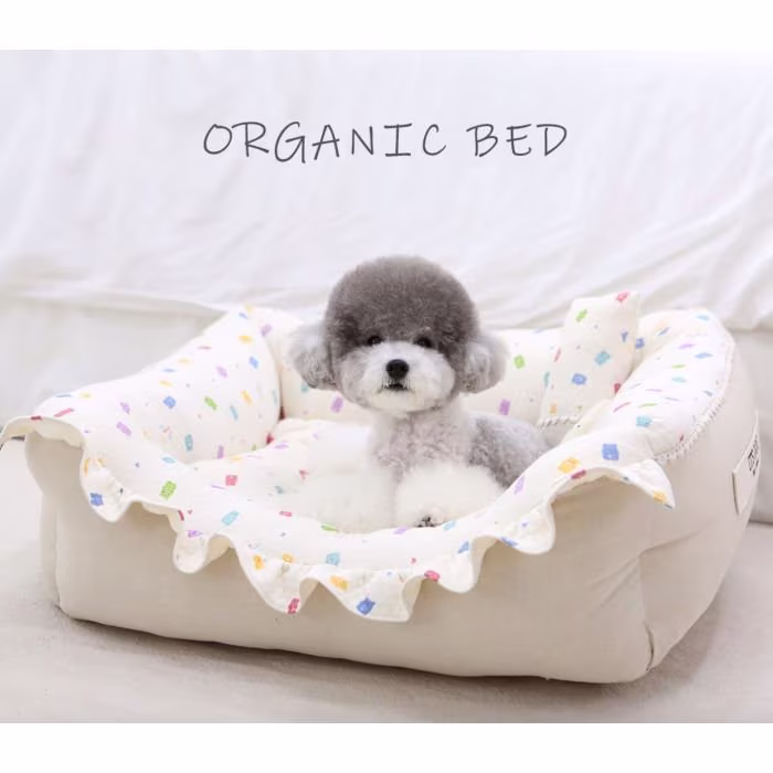 Organic Jelly Bear Dog Bed
