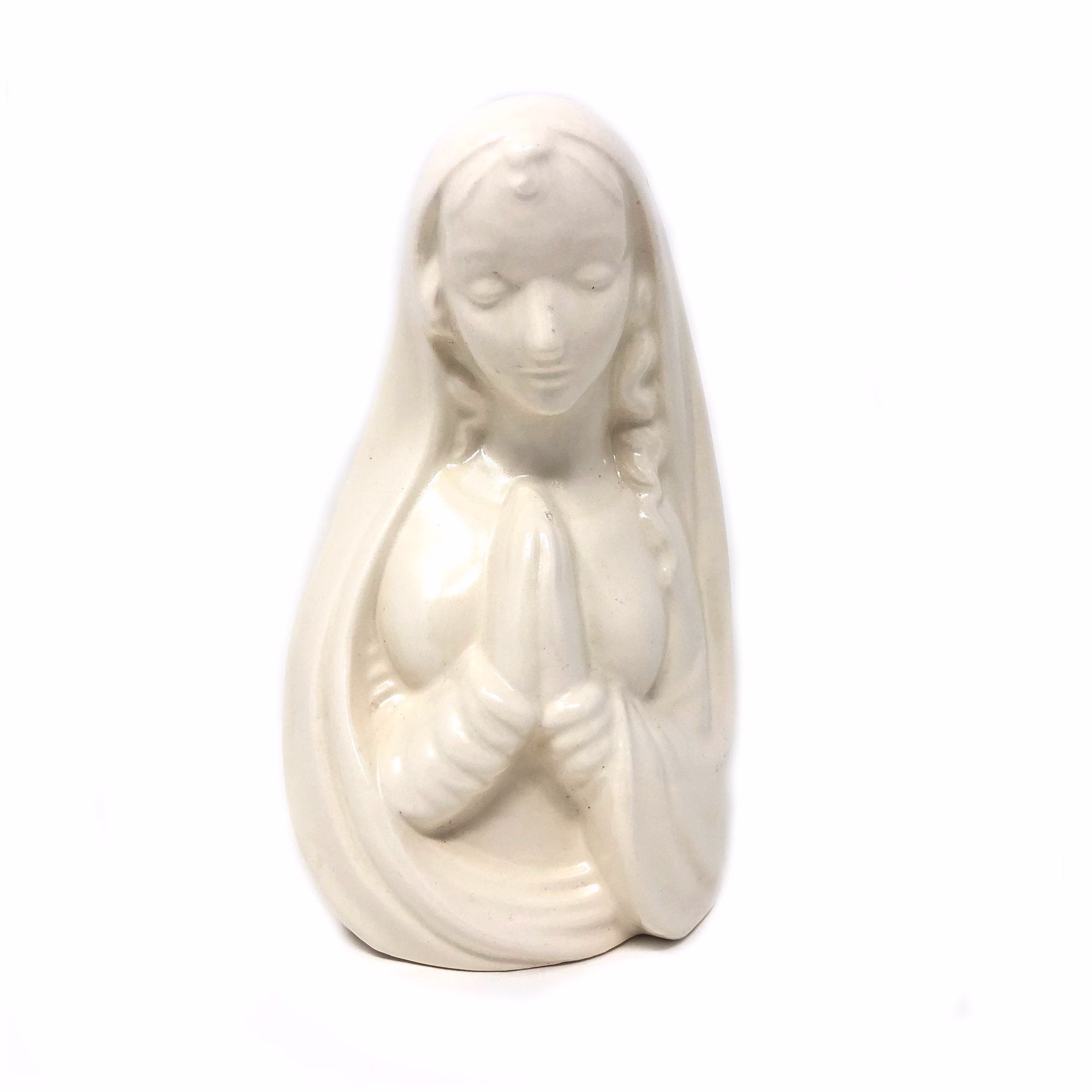 Mid Century Royal Haeger Madonna Planter, Vintage Haeger, Virgin Mary Religious Praying Plant Pot, Succulent Planter