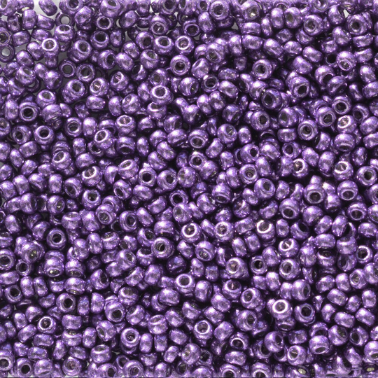 Miyuki Seed Beads 11/0 Duracoat Galvanized Dk Lilac 11-5109 Purple Round Beads, Glass Size 11