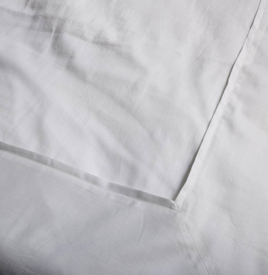 Duvet Cover Set White Trim Fair Trade Organic