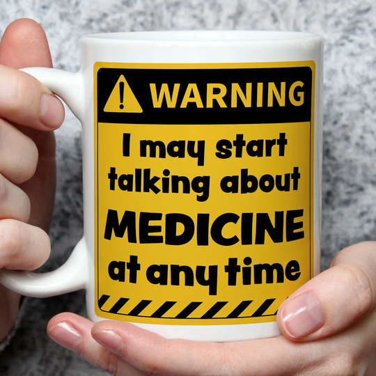 Medicine Student Gift, Gifts, Medical Presents, Funny Medicinal Theme, Graduate Mug Wrn