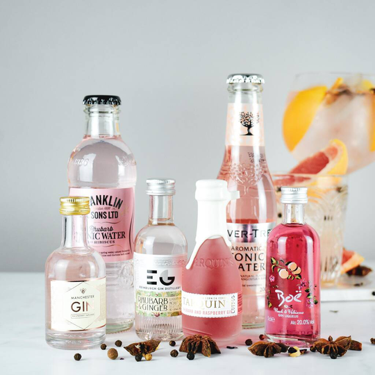 Make Your Own Pink Gin And Tonic Set