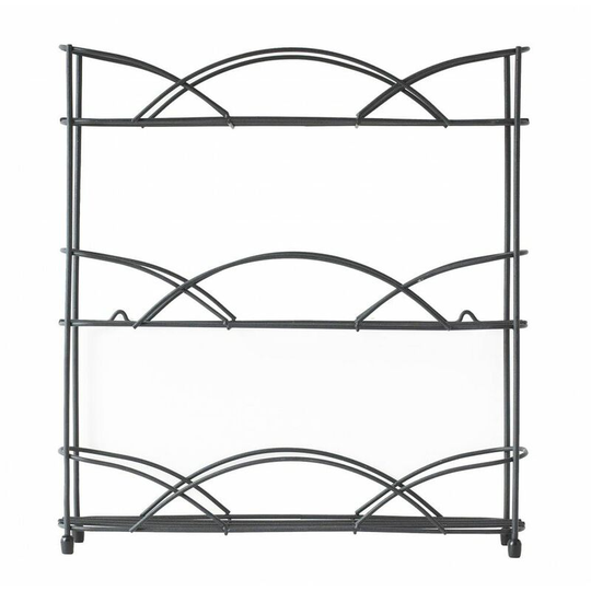 Neo Black Free Standing 3 Tier Table Top Spice Rack