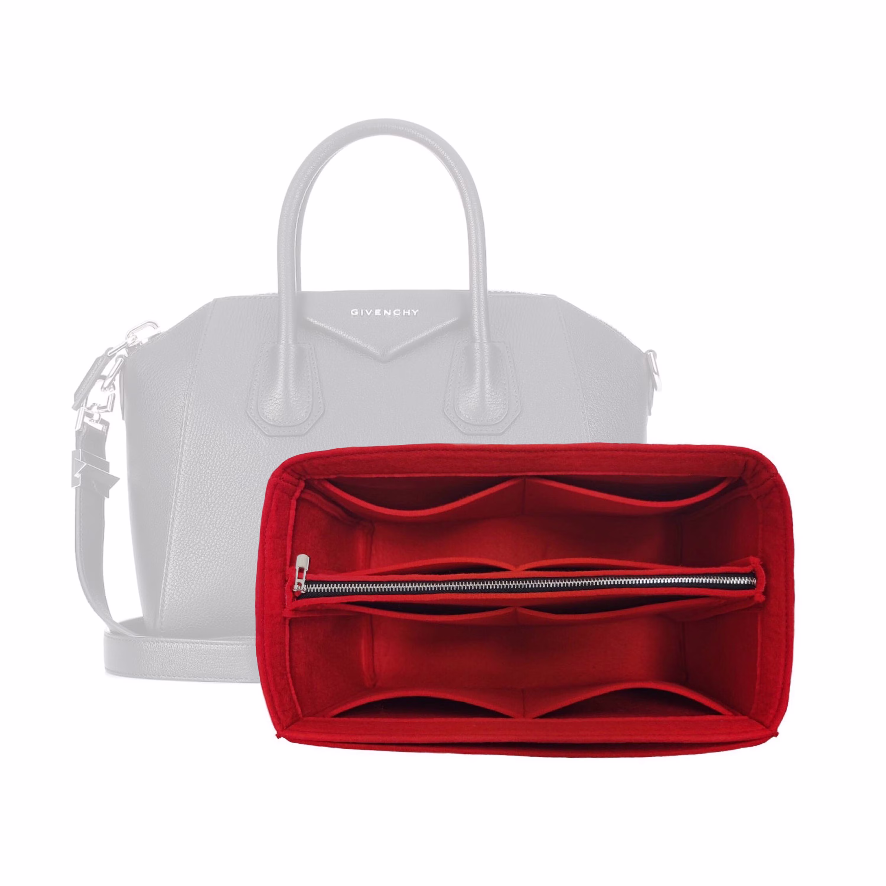 Antigona Bag Organizer/Insert Handbag Storage For Giv Purse Liner With Laptop Ipad Pocket